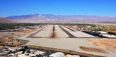 Palm Spring and wind farms  (KPSP)