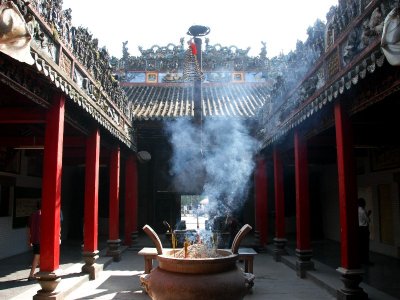 interior of temple
