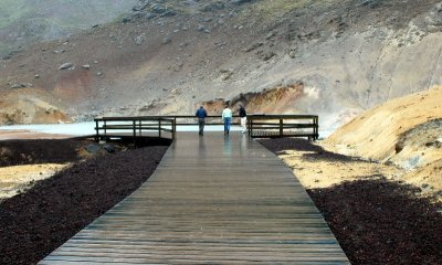 hot spring on Iceland