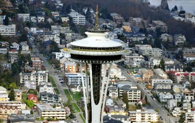 Space Needle and lower Queen Anne