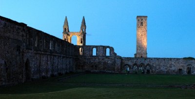 ruined of St Andrews cathedral