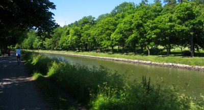 biking in Stockholm