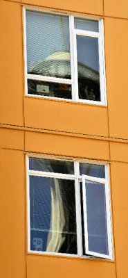 Space Needle in windows