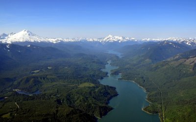 Mt Baker and Mt Shuksan and Baker Lakes