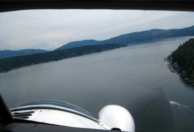 clear for water landing Lake Sammanish