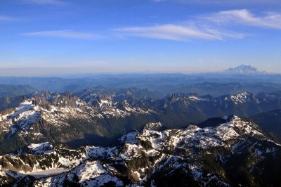 central Cascades and Mt Rainier