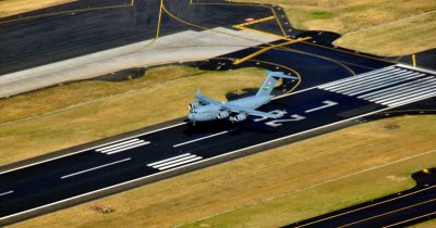 C-17 landing in Portland OR