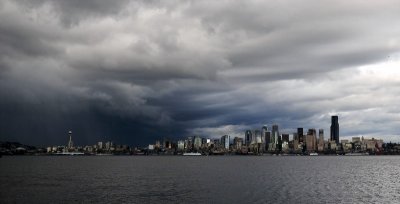 thunderstorm over Seattle