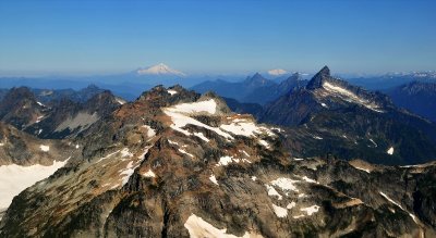 Monte Cristo Peak and Mt Baker