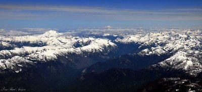 Glacier Peak and eastern Cascade Mountains