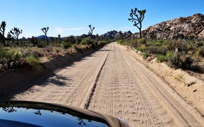drive down dirt road