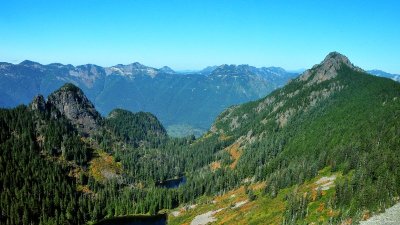 Over Gifford Lakes and Russian Butte