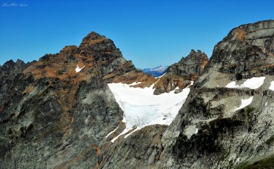 Monte Cristo Peak and glacier