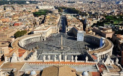 St Peter's Square, The Vatican City, Italy