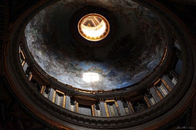 cross on dom in St Peter Basilica