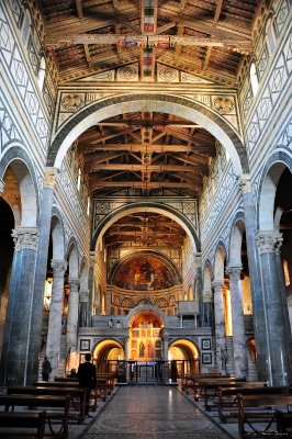 Alter and Ceiling of Chiesa di San Miniato al Montie