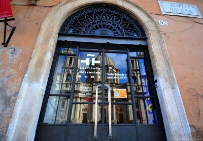 SantAgnese in Agone reflection