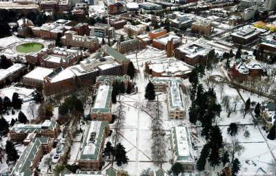 University of Washington in winter