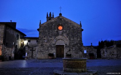 orange light San Maria Assunta
