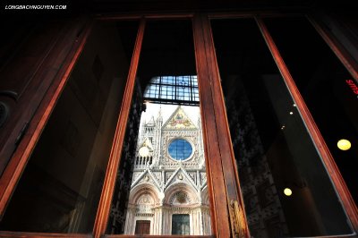 Reflection of Siena Cathedral