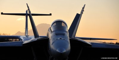 F-18 and Mt Rainier