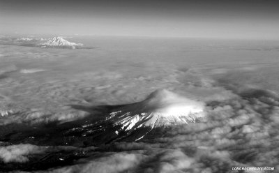 Mount Hood and Mt Adams