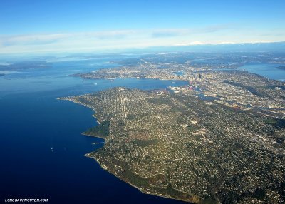 Harbor Visual over West Seattle and downtown Seattle