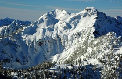 Silvertip Peak and Silver Lake