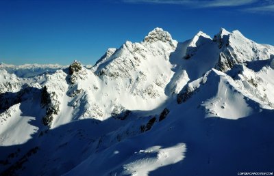 North Middle South Peaks of Three Fingers