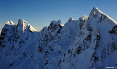 R-L Mt Terror Mt Degenhardt The Pyramid Inspiration Peak of Southern Picket Range