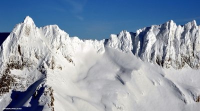 The Needle and Snowfield Peak of Pickett Range