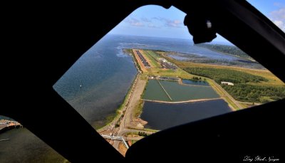 Circle to land, runway 24, Bowerman Airport, Hoquiam, Washington  