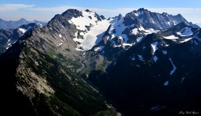 Eel Glacier, West Peak, Mt Anderson, Olympic Mountains, Washington  