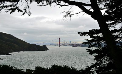 framed Golden Gate