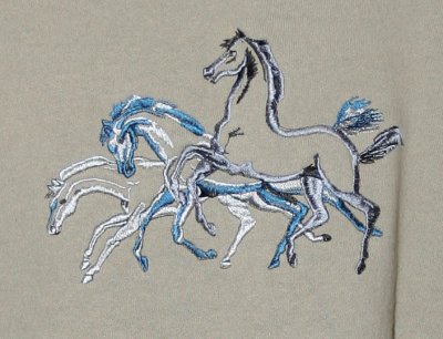 Horse Sweatshirt Embroidery