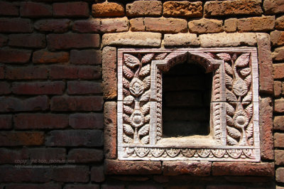Beautiful wood carving window in Palace