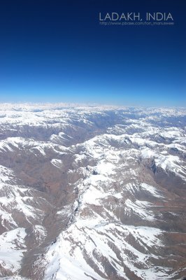 On flight to Leh, Ladakh