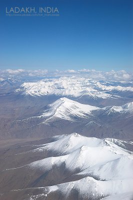 On flight to Leh, Ladakh