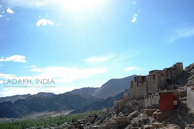 Leh Palace on the cliff