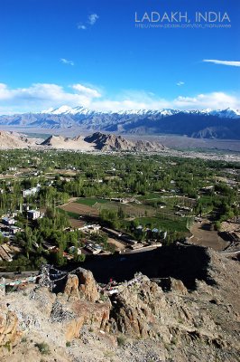 View from Shanti Stupa