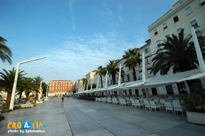 Early morning at Riva, Split