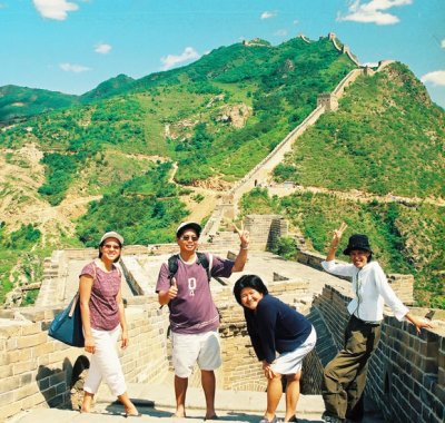 He who has not climbed the Great Wall is not a true man - Chairman Mao
