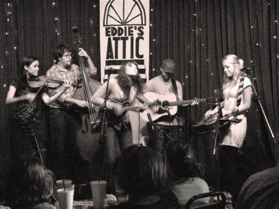 Lovell Sisters Playing at Eddie's Attic