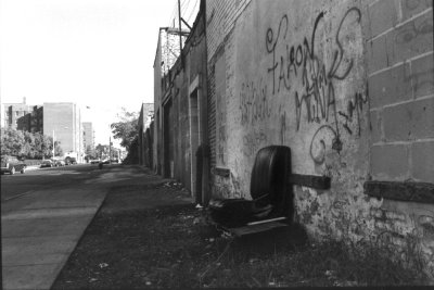 Abandoned Car Seat in Brooklyn