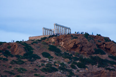 Temple of Poseidon, telephoto