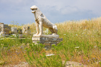 Naxiams' lion, 7th Century BC (Replica)