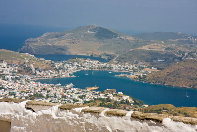 Harbor view from the monastery