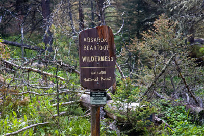 Entrance to Absaroka - Beartooth Wilderness Area