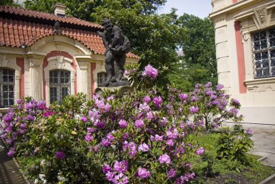 Gardens in front of Dvorak Museum