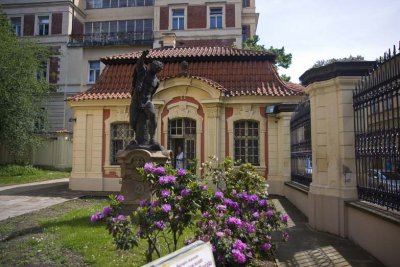 Gardens in front of Dvorak Museum